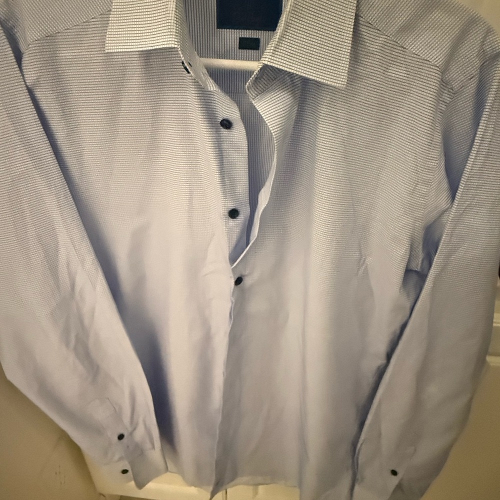 David Donahue Light Blue Dress Shirt